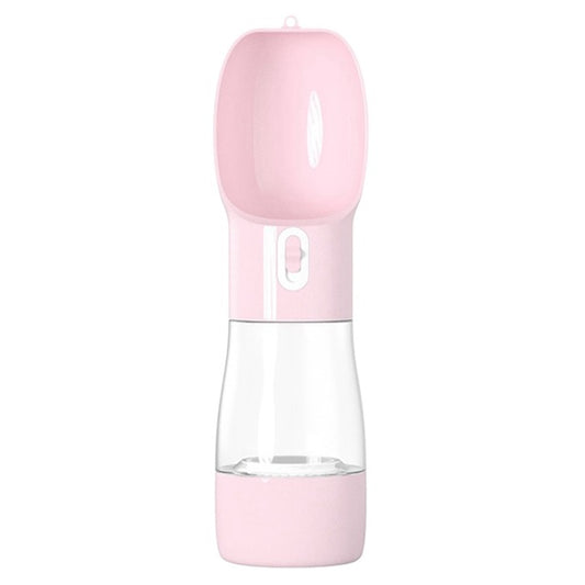 Bouteille d'eau portable pour Chiens et Chats - Rose