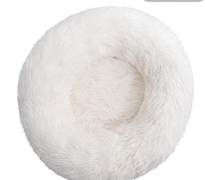 Round Plush Pet Winter Warm Pet Cat Litter Dog Bed Cat Mat Pet Supplies Dog Kennel Cat Litter
