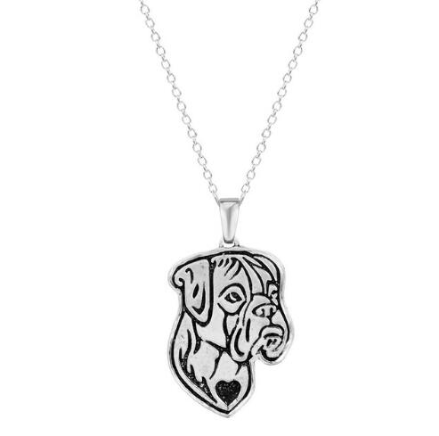 Collier avec pendentif Chien, 12 Choix de race différentes