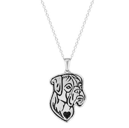 Collier avec pendentif Chien, 12 Choix de race différentes
