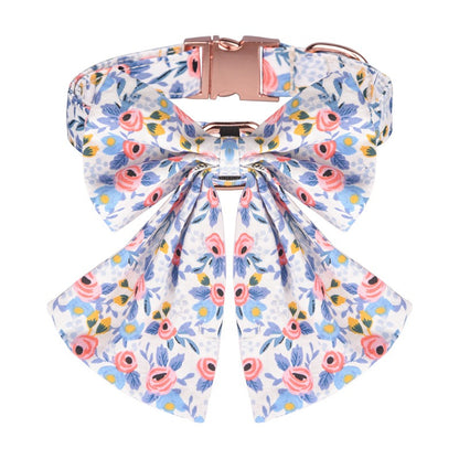 Ensemble Colliers en Cotton à motifs de Fleurs - 2 Choix de Couleurs