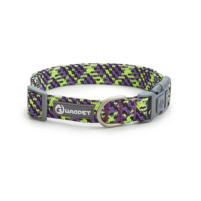 WAOPET - Collier réfléchissant en Nylon avec Motifs - 6 Couleurs Disponibles