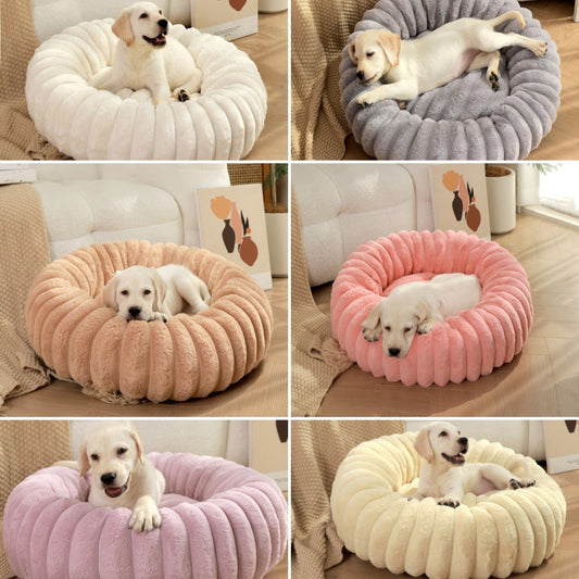 Le Donut - Lit rond douillet et confortable pour Chats et Chiens