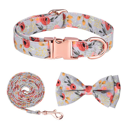 Ensemble Colliers en Cotton à motifs de Fleurs - 2 Choix de Couleurs