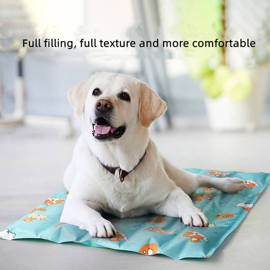 Coussin, Tapis refroidissant colorés à motifs pour Chien