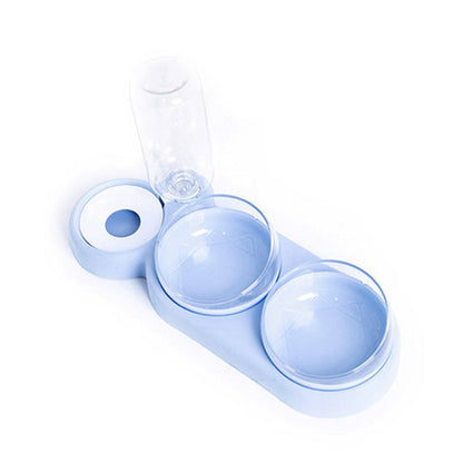 Cat Bowl Double Bowl Automatic Drinking Dog Food Bowl Pet Bowl Anti-Spill Small Dogs Food Bowl Pet Supplies