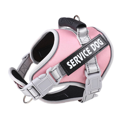 New Dog Chest Strap Large Dog Vest Style Walking Explosion-Proof Reflective Pet Chest Strap