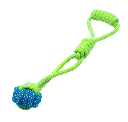 Cotton Dog Rope Toy Knot Puppy Chew Teething Toys Teeth Cleaning Pet Palying Ball