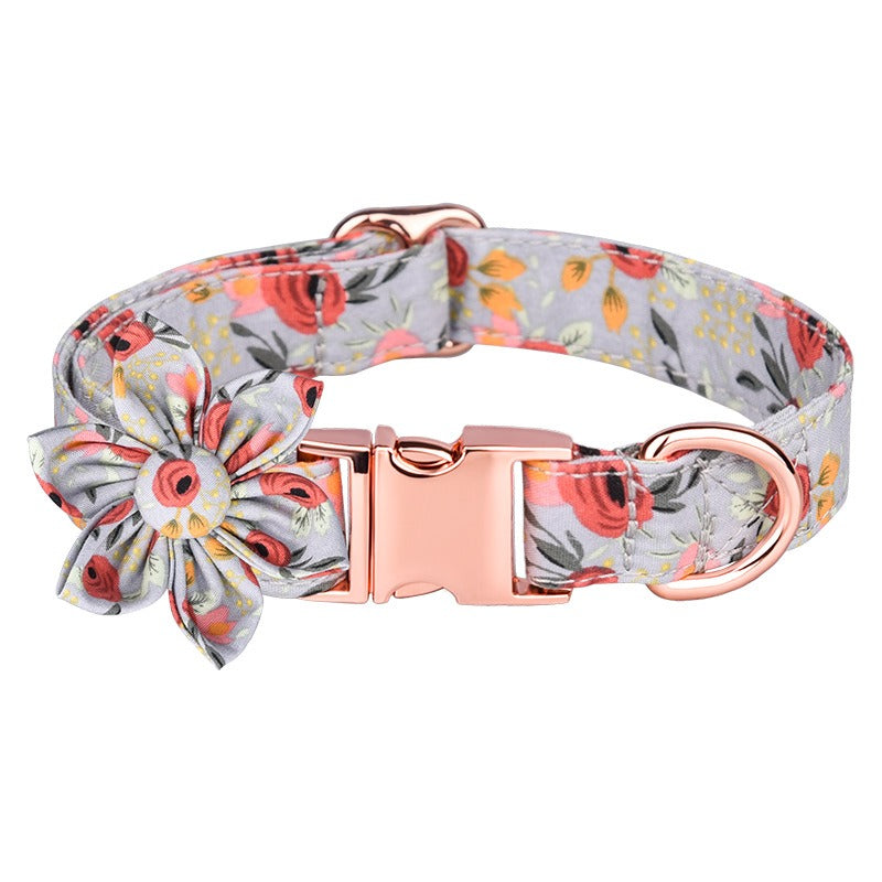 Ensemble Colliers en Cotton à motifs de Fleurs - 2 Choix de Couleurs
