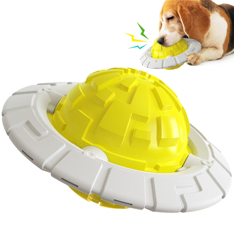 Jouet Flottant Interactif pour Chien - Frisbee Sonore pour Dentition et Jeux d'Eau