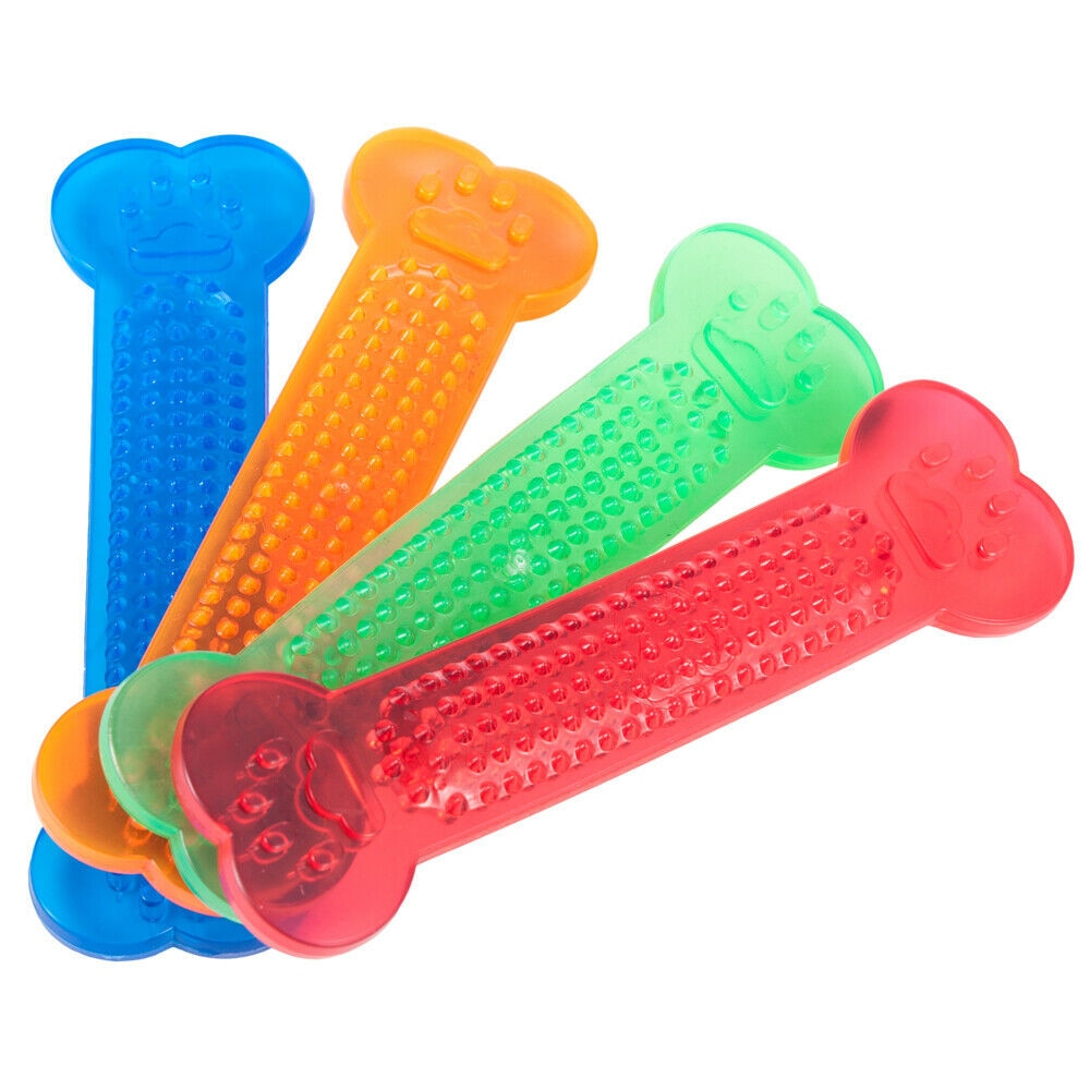 Pet Dog Chew Toys Rubber Bone Toy Aggressive Chewers Dog Toothbrush Doggy Puppy Dental Care