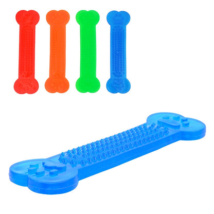 Pet Dog Chew Toys Rubber Bone Toy Aggressive Chewers Dog Toothbrush Doggy Puppy Dental Care