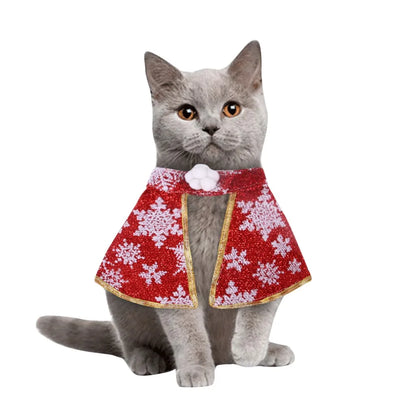 Costume Chic de Noël pour Chien et Chat - Déguisement Festif Adorable et Confortable