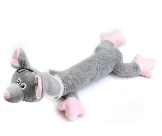 Peluche Adorable Souris Grise - Pour chiens - 62cm