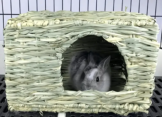 Maison/ Nid en rotin tressé a la main, pour Rongeurs et Petits animaux Extra-Large