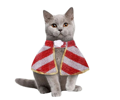 Costume Chic de Noël pour Chien et Chat - Déguisement Festif Adorable et Confortable