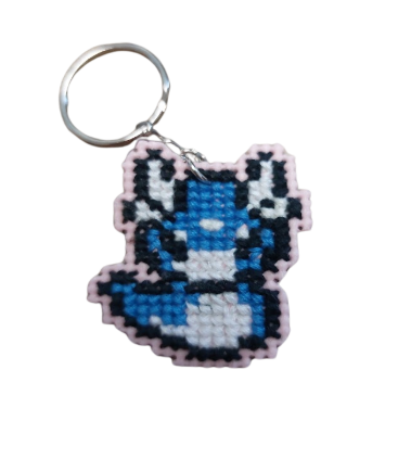 Porte-Clés en points de croix - Pokémon Dracolosse
