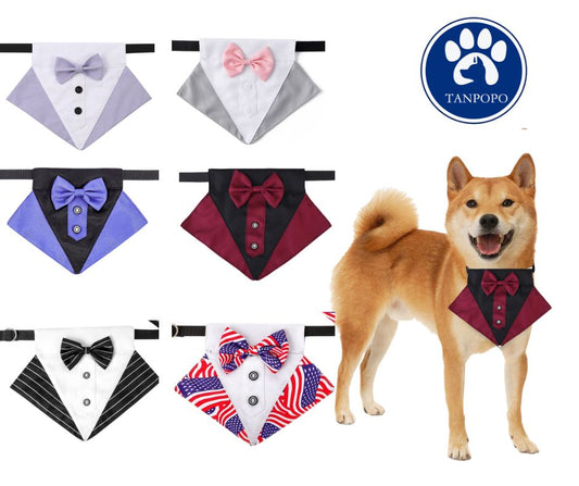 TANPOPO - Foulard triangle Chic et Élégant pour Chiens