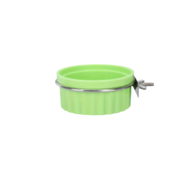 Bol de nourriture/ mangeoire pour Perruches et Perroquets couleur Vert