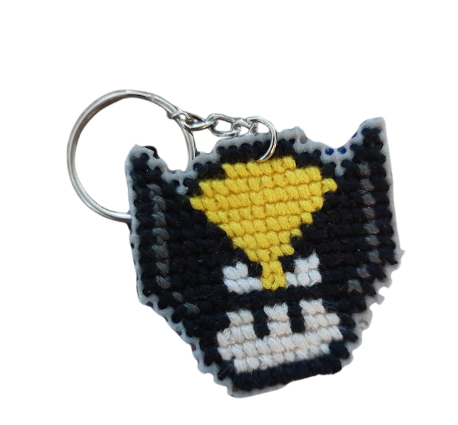 Porte-clés en points de croix Super-héros Marvel Wolverine