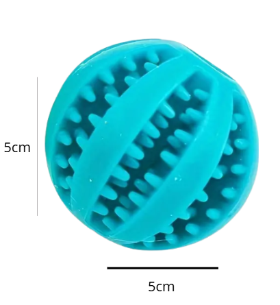 Balle/ Boule de Friandises Interactive Rouge pour Perroquets et petits animaux - Jouet de Recherche Alimentaire