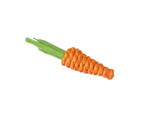 Jouet à mâcher en forme de carotte 8cm