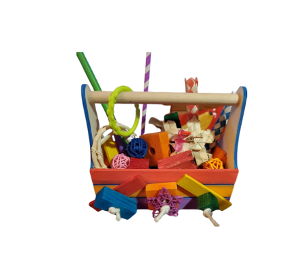 Coffre à outils magique Micky Fun inclus 40 jouets à mâcher