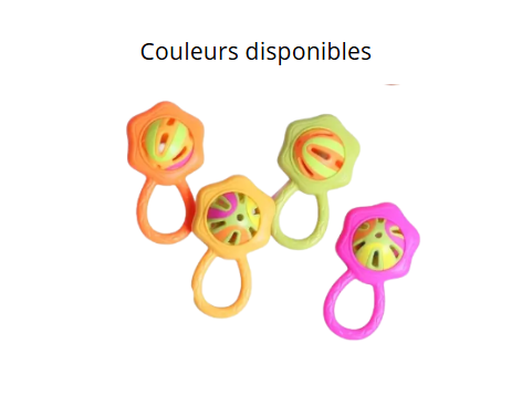 Grand Hochet coloré robuste